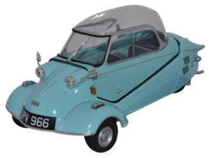 Oxford Diecast 18MBC004 Messerschmitt KR200 Bubble Top - Lt Blue  - 1:18 Scale