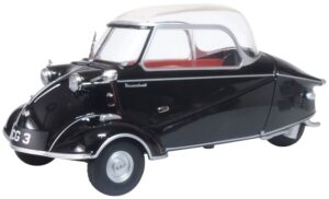 Oxford Diecast 18MBC007 Messerschmitt KR200 Bubble Top Black  - 1:18 Scale