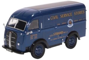 Oxford Diecast 43AK017 Austin Threeway Van Civil Service Stores Austin K8 Van - 1:43 Scale