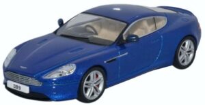 Oxford Diecast 43AMDB9003 Aston Martin DB9 Coupe Cobalt Blue  - 1:43 Scale