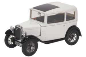 Oxford Diecast 43ASS006 Austin Seven RN Saloon Light Grey  - 1:43 Scale