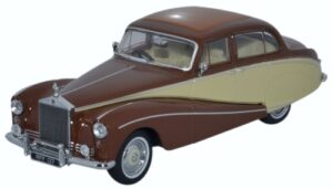 Oxford Diecast 43EMP001 Rolls Royce Silver Cloud/Hooper Brown/Crea  - 1:43 Scale