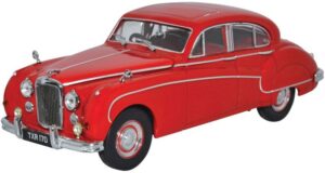 Oxford Diecast 43JAG8004 Jaguar MkVIII Carmen Red  - 1:43 Scale