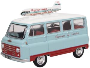 Oxford Diecast 43JM024 Morris J2 Van Skyways  - 1:43 Scale