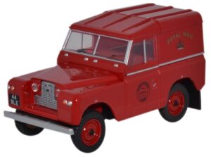 Oxford Diecast 43LR2S001 Land Rover S2 SWB Hard Back - Royal Mail  - 1:43 Scale