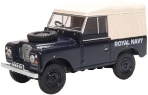 Oxford Diecast 43LR3S004 Land Rover SIII SWB Canvas Royal Navy 0216 - 1:43 Scale