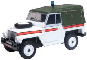 Oxford Diecast 43LRL010 RAF Police Akrotiri Land Rover Lightweight  - 1:43 Scale