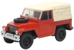 Oxford Diecast 43LRL011 Land Rover Lightweight Red  - 1:43 Scale