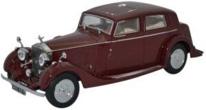 Oxford Diecast 43R25001 Rolls Royce 25/30 Thrupp & Maberly Burgund  - 1:43 Scale