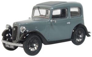 Oxford Diecast 43RUB005 Austin Ruby Ash Grey  - 1:43 Scale