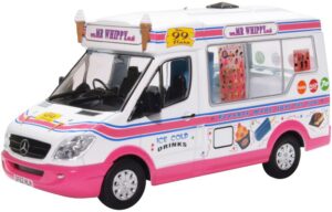 Oxford Diecast 43WM008 Whitby Mondial Ice Cream Van Mr Whippy  - 1:43 Scale
