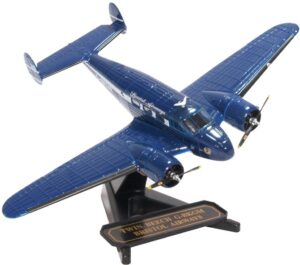 Oxford Diecast 72BE001 Twin Beech G-BKGM - Bristol Airways  - 1:72 Scale