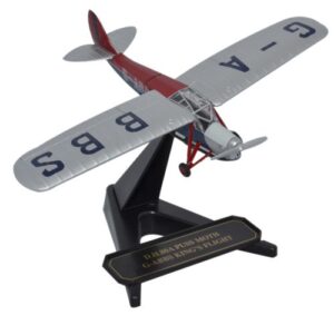 Oxford Diecast 72PM003 DH Puss Moth G-ABBS  Kings Flight  - 1:72 Scale