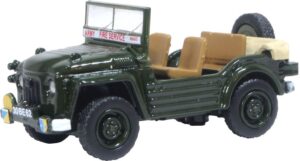 Oxford Diecast 76AC004 Austin Champ RASC Fire Service  - 1:76 Scale