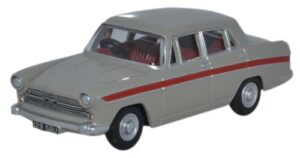 Oxford Diecast 76ACF002 Austin Cambridge Armadillo - Beige /Red  - 1:76 Scale