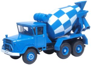 Oxford Diecast 76ACM001 AEC 690 Cement Mixer Blue  - 1:76 Scale