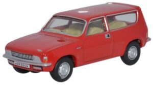 Oxford Diecast 76ALL002 Austin Allegro Estate - Flamenco Red  - 1:76 Scale