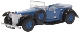 Oxford Diecast 76ALV005 Alvis Speed Twenty Royal Blue  - 1:76 Scale