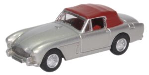 Oxford Diecast 76AMDB2004 Aston Martin DB2 Mk3 DHC Snow Shadow Silve  - 1:76 Scale