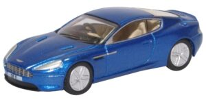 Oxford Diecast 76AMDB9003 Aston Martin DB9 Coupe Cobalt Blue  - 1:76 Scale