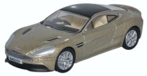 Oxford Diecast 76AMV002 Aston Martin Vanquish Coupe Selene Bronze  - 1:76 Scale