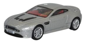 Oxford Diecast 76AMVT002 Aston Martin V12 Vantage S Lightning Silve  - 1:76 Scale