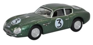 Oxford Diecast 76AMZ002 Aston Martin DB4GT Zagato 2 VEV Jim Clark Goodwood 1961 - 1:76 Scale