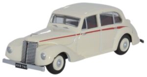 Oxford Diecast 76ASL002 Armstrong Siddeley Lancaster - Ivory  - 1:76 Scale
