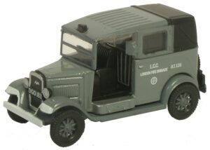 Oxford Diecast 76AT003 Austin Taxi - Afs London Fire Brigade  - 1:76 Scale