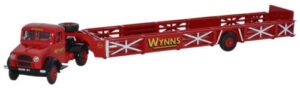 Oxford Diecast 76BD012 Bedford OX Queen Mary Trailer Wynns  - 1:76 Scale