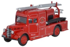 Oxford Diecast 76BHF005 Bedford Heavy Unit Lancashire County Fire  - 1:76 Scale