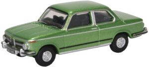 Oxford Diecast 76BM02003 BMW 2002 Taiga Green  - 1:76 Scale
