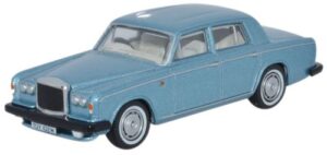 Oxford Diecast 76BT2001 Bentley T2 Saloon - Caribbean Blue  - 1:76 Scale