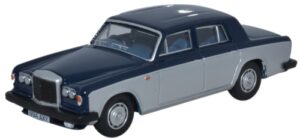 Oxford Diecast 76BT2004 Bentley T2 Saloon Seychelles Blue/Shell Gr  - 1:76 Scale
