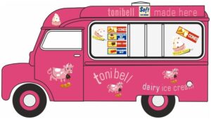 Oxford Diecast 76CA004 Bedford CA Ice Cream Van Tonibell  - 1:76 Scale