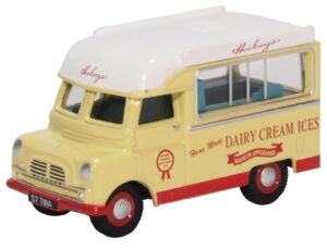 Oxford Diecast 76CA030 Bedford CA Ice Cream Hockings  - 1:76 Scale