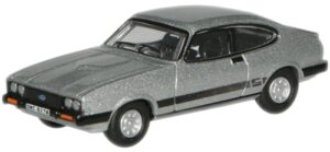 Oxford Diecast 76CAP001 Ford Capri Mk3 - Strato Silver (Bodie)  - 1:76 Scale
