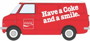Oxford Diecast 76CFV005CC Bedford CF Coca Cola  - 1:76 Scale