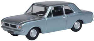 Oxford Diecast 76COR2009 Ford Cortina MkII Blue Mink  - 1:76 Scale