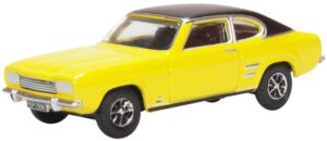 Oxford Diecast 76CP001 Ford Capri Mk1 Maize Yellow  - 1:76 Scale