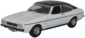Oxford Diecast 76CPR003 Ford Capri Mk2 White  - 1:76 Scale