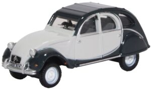 Oxford Diecast 76CT006 Citroen 2CV Charleston Cormorant Grey/Midn  - 1:76 Scale