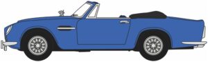 Oxford Diecast 76DB6001 Aston Martin DB6 MkII Volante Seychelles Blue (King Charles III) - 1:76 Scale