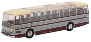 Oxford Diecast 76DC002 Duple Commander MkII Grey Cars  - 1:76 Scale