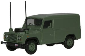 Oxford Diecast 76DEF003 Land Rover Defender - Military  - 1:76 Scale