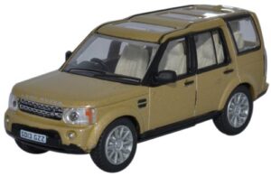 Oxford Diecast 76DIS001 Land Rover Discovery 4 - Pearl Gold  - 1:76 Scale