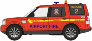 Oxford Diecast 76DIS007 Land Rover Discovery 4 Dublin Airport Fire Service - 1:76 Scale