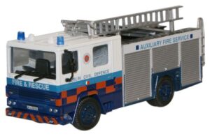 Oxford Diecast 76DN002 Dennis RS Fire Engine - Dublin Civil Defen  - 1:76 Scale