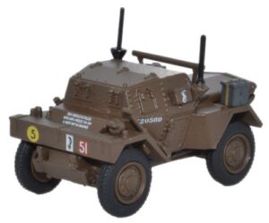 Oxford Diecast 76DSC002 Dingo Scout Car 10th Mounted Rifles 10th A  - 1:76 Scale