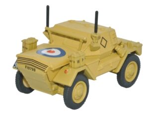 Oxford Diecast 76DSC003 Dingo Scout Car HQ 2nd Div _ El Alamein 19  - 1:76 Scale